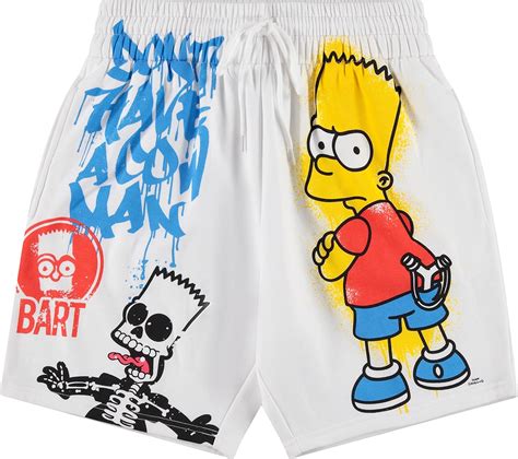 bart simpson shorts|bart simpson tag em up shorts.